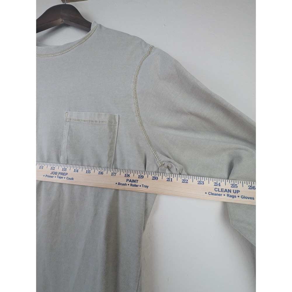 Goodfellow & Co Mens Long Sleeve Pocket T-Shirt Khaki Olive Standard Fit Large - Picture 6 of 8